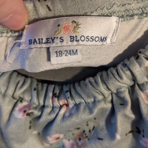 Bailey's Blossoms flutter sleeve top - Picture 5 of 5